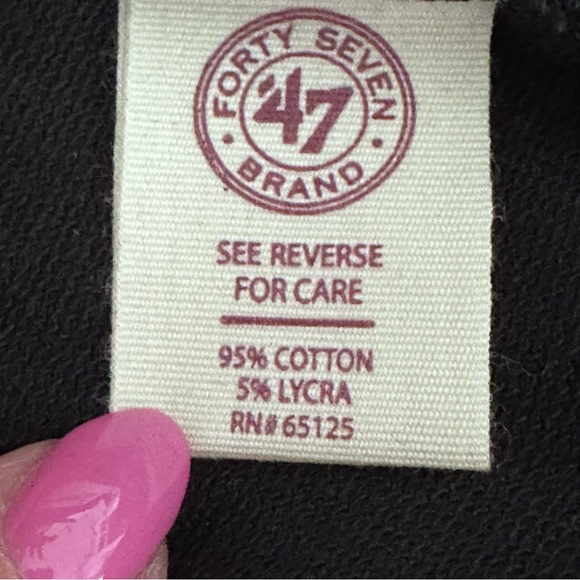 🆕 NEW 47 Brand Pittsburgh Penguins Full- Zip Jacket Size S NWT - Picture 8 of 13